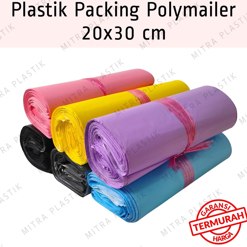 

Terjangkau Plastik Polymailer 2x3 cm isi 1 pcs Packing Online Shop Glossy Hitam Silver Pink Kuning Ungu Biru Kantong Lem Seal Amplop 2 x 3