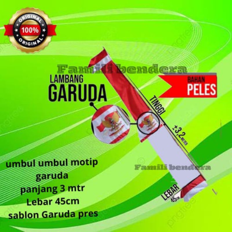 umbul umbul Garuda/umbul umbul bandir garuda