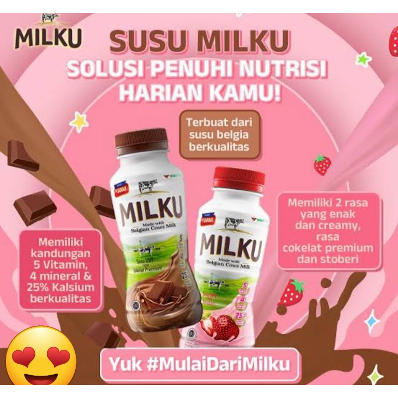 

Millku SUSU UHT 1 dus isi 12 botol