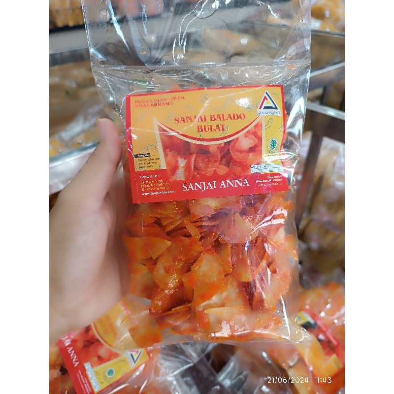 

sanjai lado bulat / keripik balado 250gr