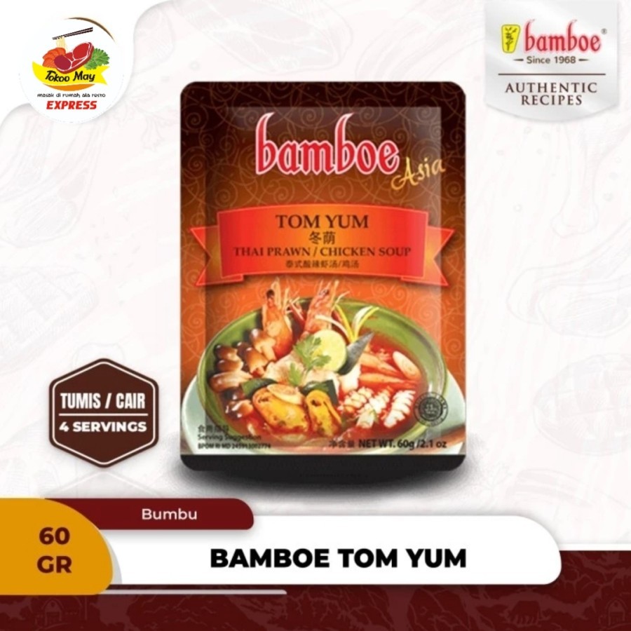 

Bamboe Bumbu Instan 60gr - Tom Yum