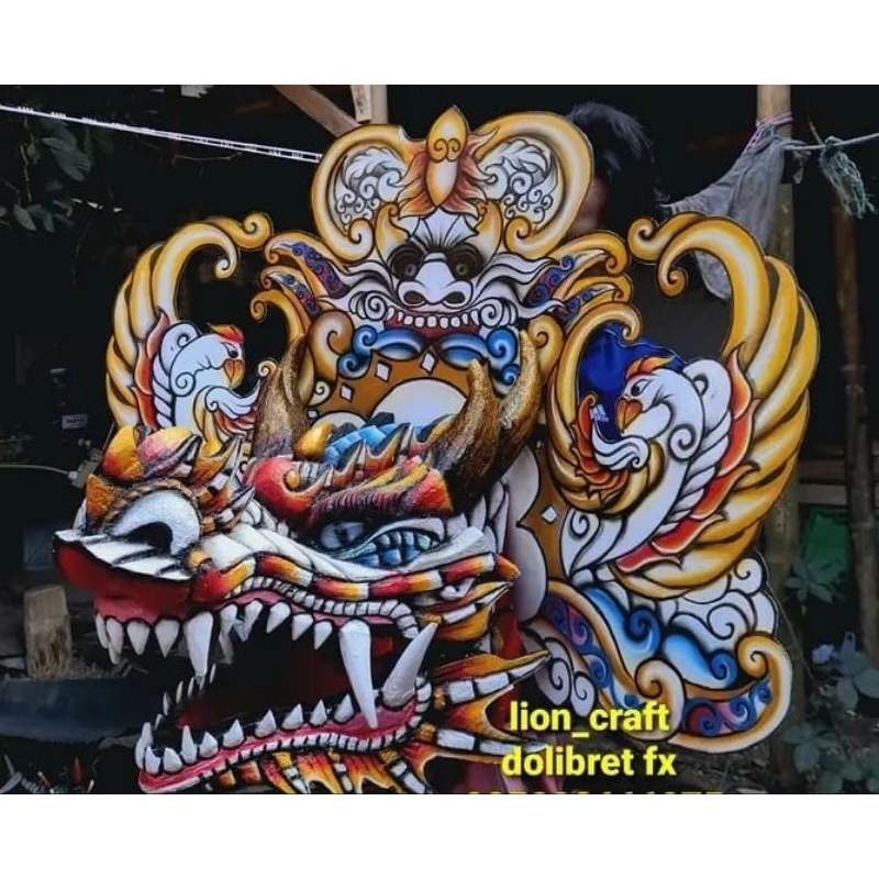barongan devil dewasa kelas pentas.