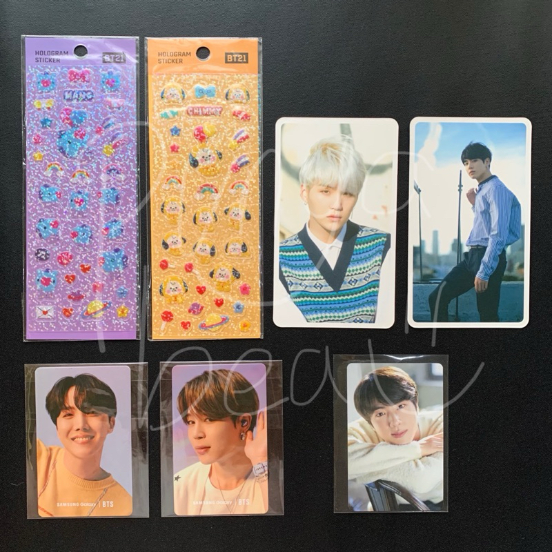 BTS JIN SUGA JHOPE JIMIN JUNGKOOK POSTCARD POSCA PC PHOTOCARD DICON BT21 SAMSUNG OFFICIAL NEW