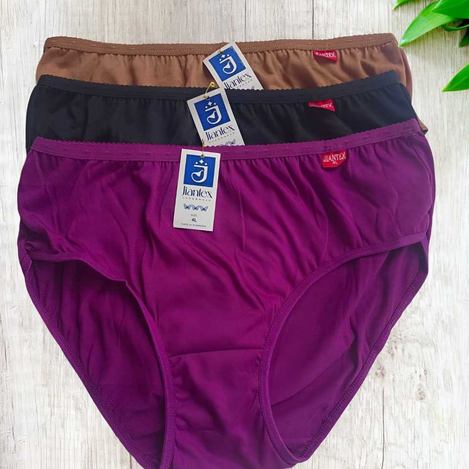 KODE A86X GROSIR 6 PCS celana dalam wanita dewasa polos lusinan