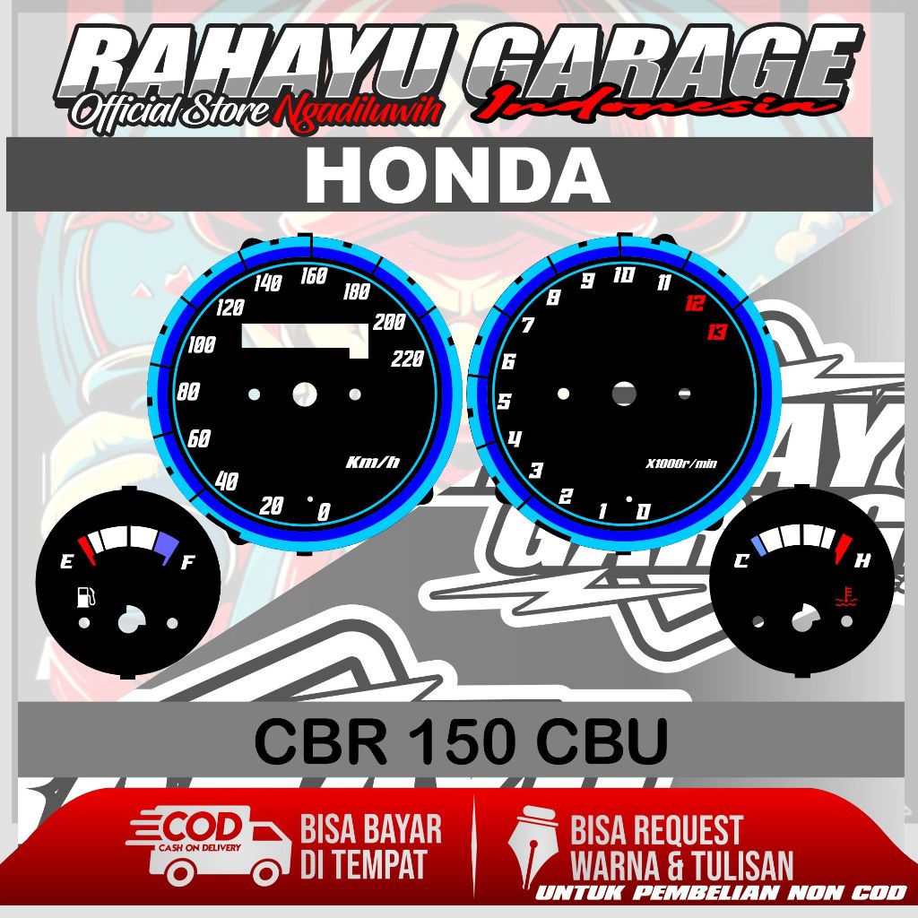 PANEL SPIDO METER CBR 150 CBU