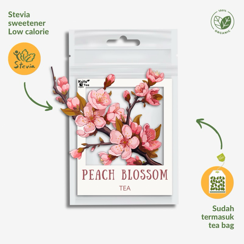 

Peach Blossom Flower Tea / Teh Bunga Celup Premium