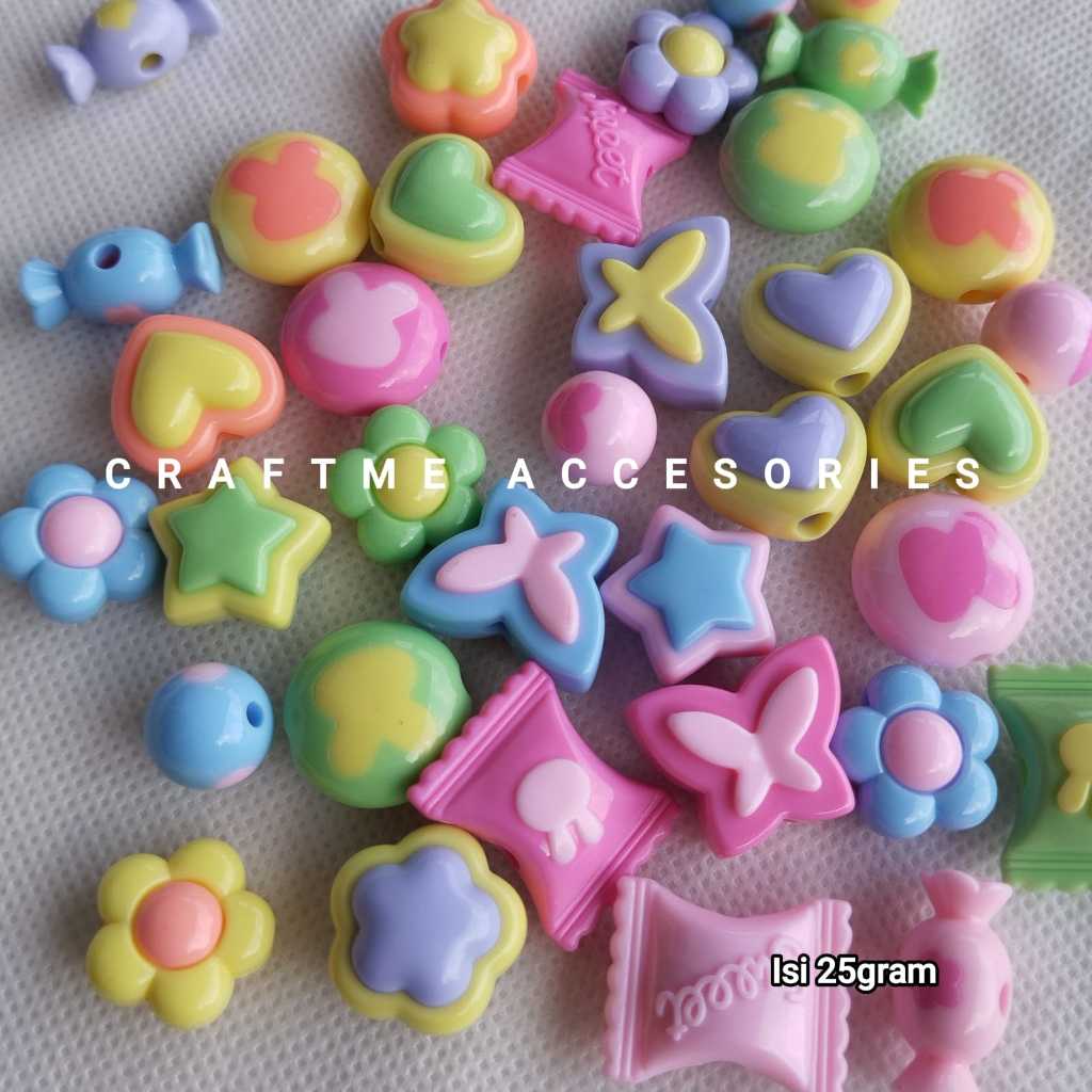 25g Manik Manik Serok Campur/Mote Toping Mix