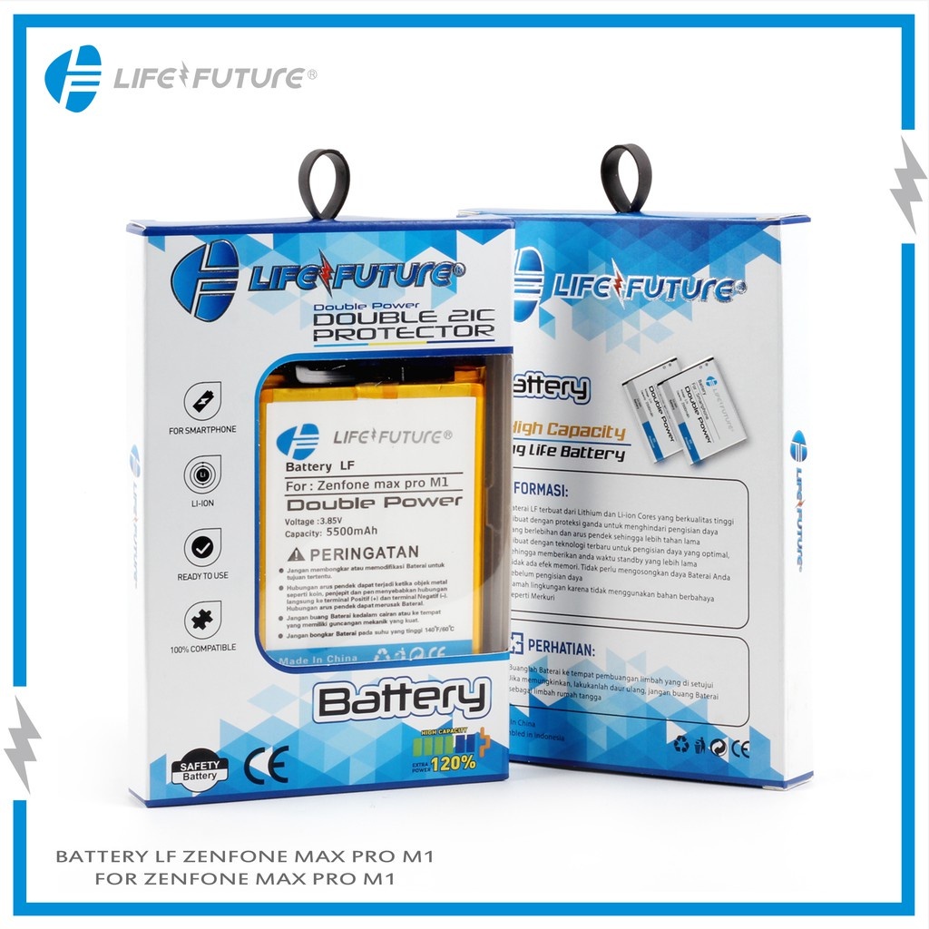 Batrai / Battery / Baterai double power dobel power Asus Zenfone Max Pro M1 / M2 / Max pro M2 Batera