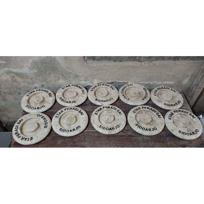 Asbak Marmer / Tempat Puntung Rokok / Asbak Custom Ukir