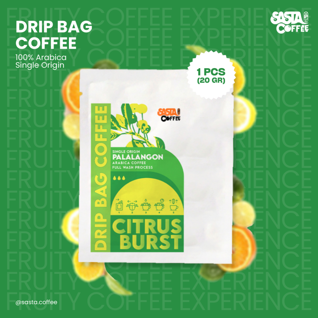 

Kopi Drip Bag Coffee Ciwidey Palalangon Citrus Burst