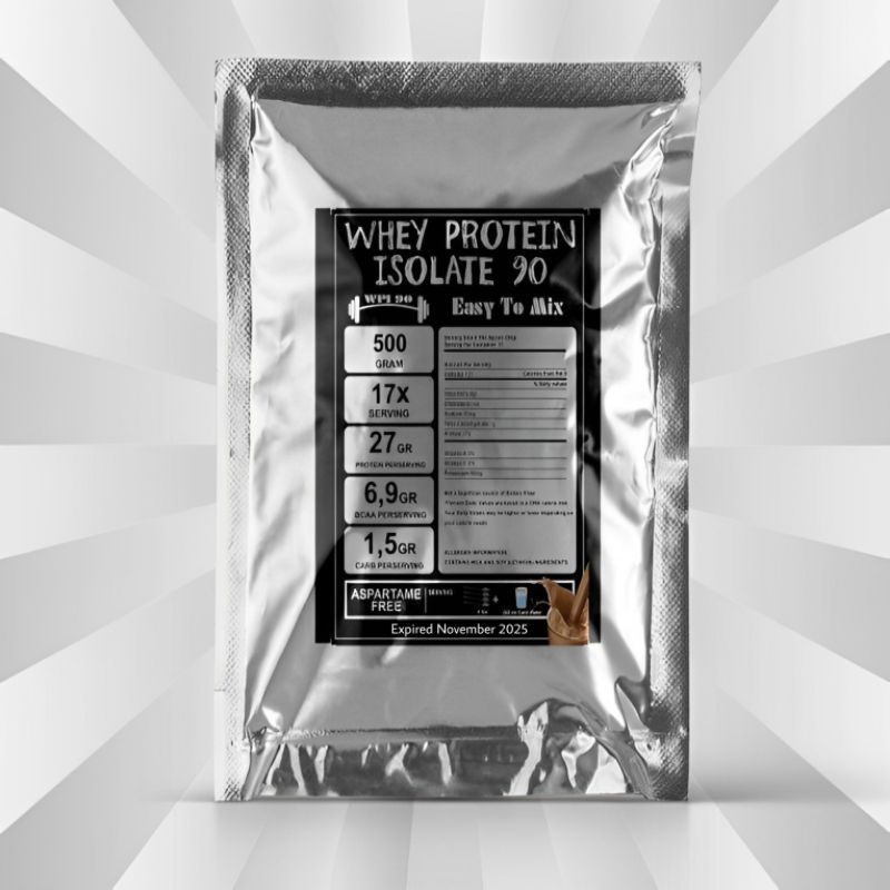 Beli 3 dapat bonus 1 bungkus Whey Protein Isolate Bonus Botol Minum Shaker Cantik WPI 90 Plain Vanil