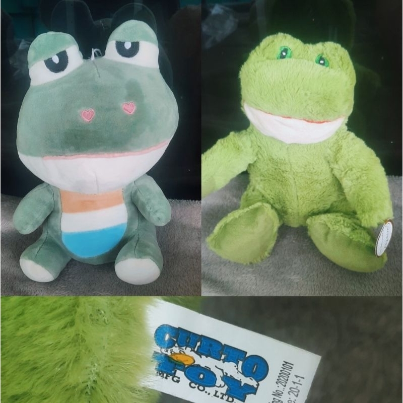Paket Boneka Katak Kodok Frog Hijau Brand Bahan Miniso & Bulu Lembut | diskon di shopee video