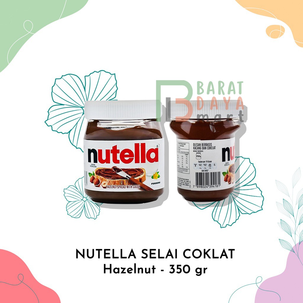 

Nutella 350 gram Selai Coklat Hazelnut/Chocolate Hazelnut Spread HALAL