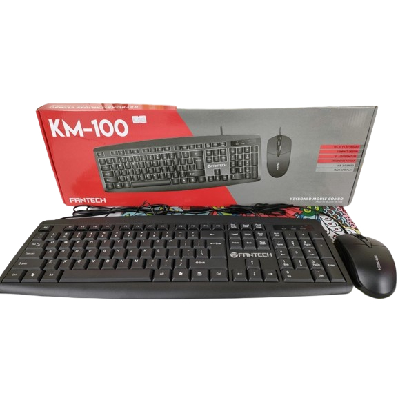 Fantech Keyboard Mouse Office KM100