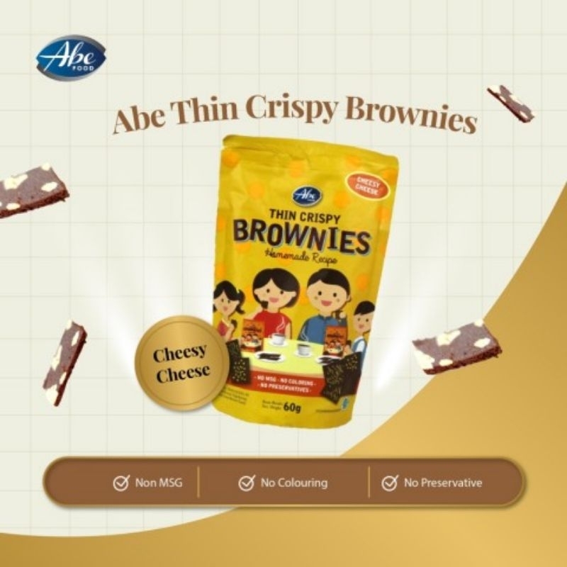 

FANIA ABE FOOD THIN CRISPY BROWNIES CRACKER 60GR