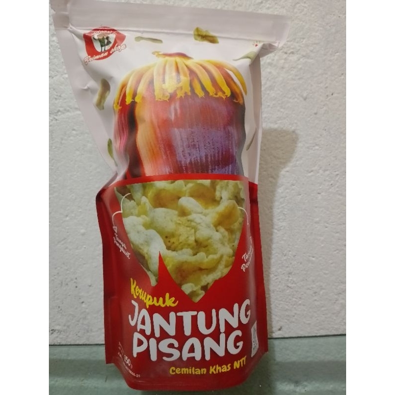 

kerupuk jantung pisang