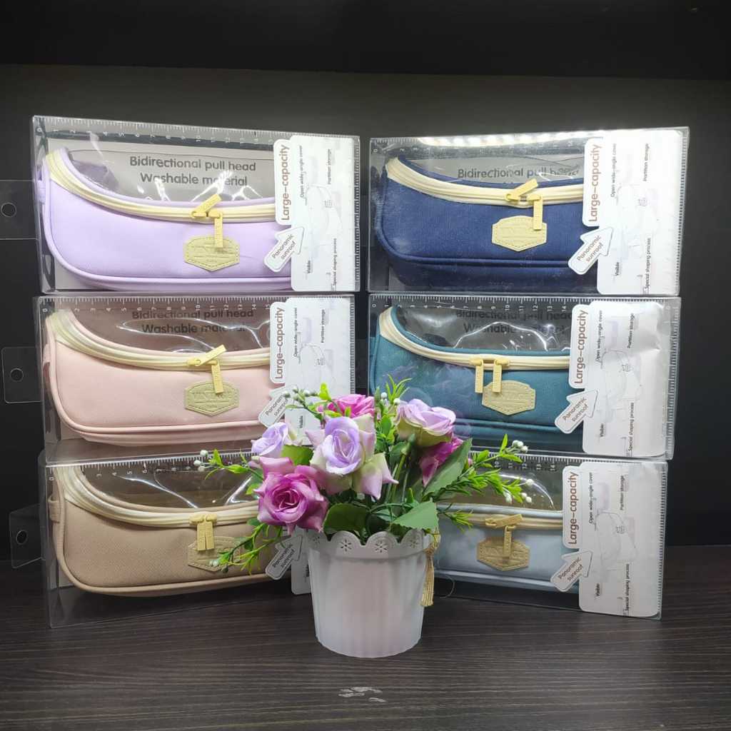 

Gramedia Kediri - Kako Pencase Large Visible Retro Series KK-806