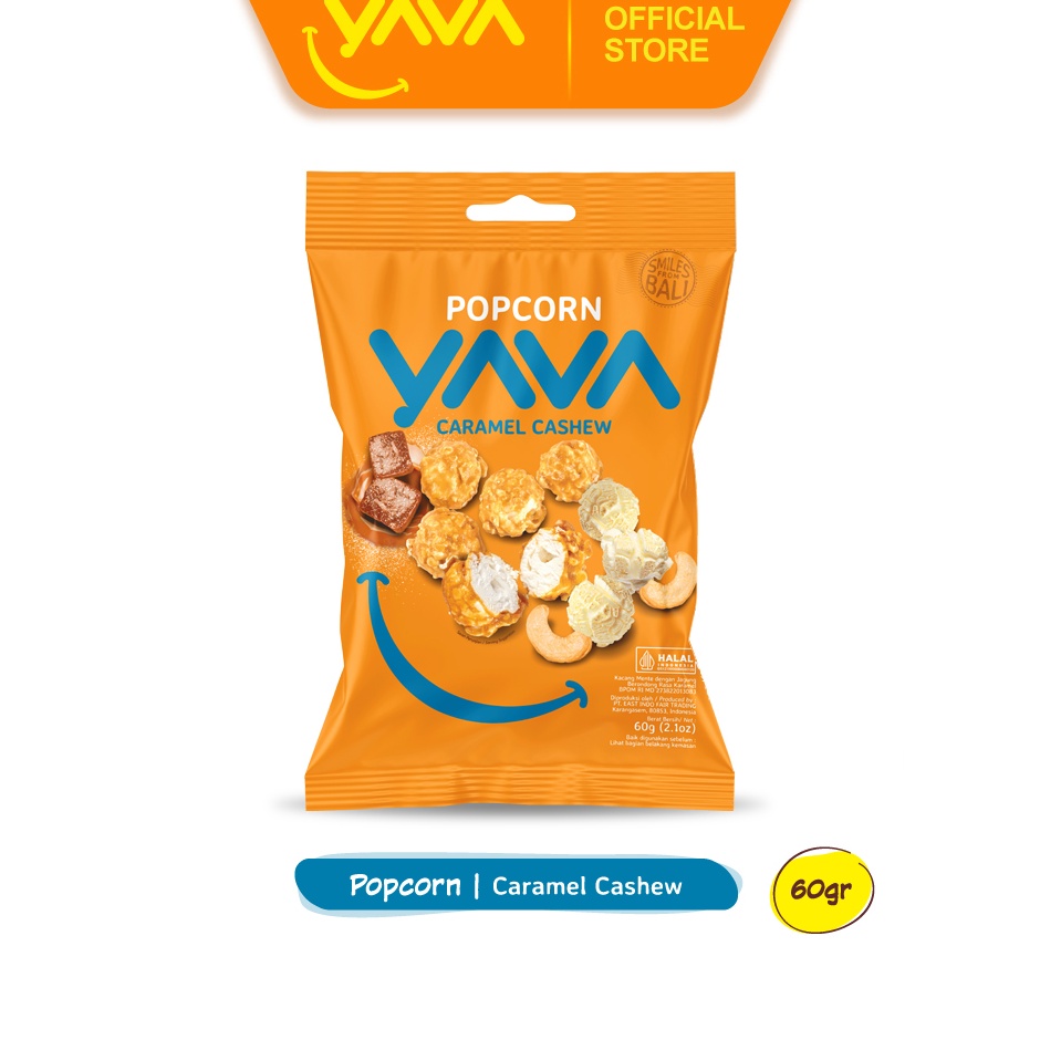 

yuTerbatas YAVA Popcorn Caramel Cashew 6g F8