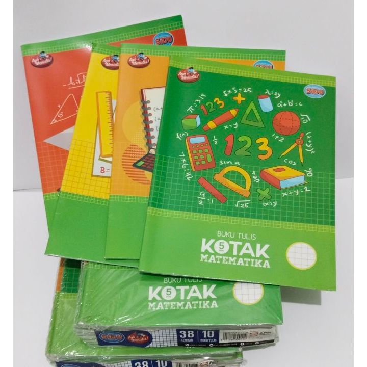 

[SATUAN] BUKU KOTAK KECIL / BUKU KOTAK MATEMATIKA SIDU / BUKU KOTAK UKURAN 5MM CEWEK COWOK