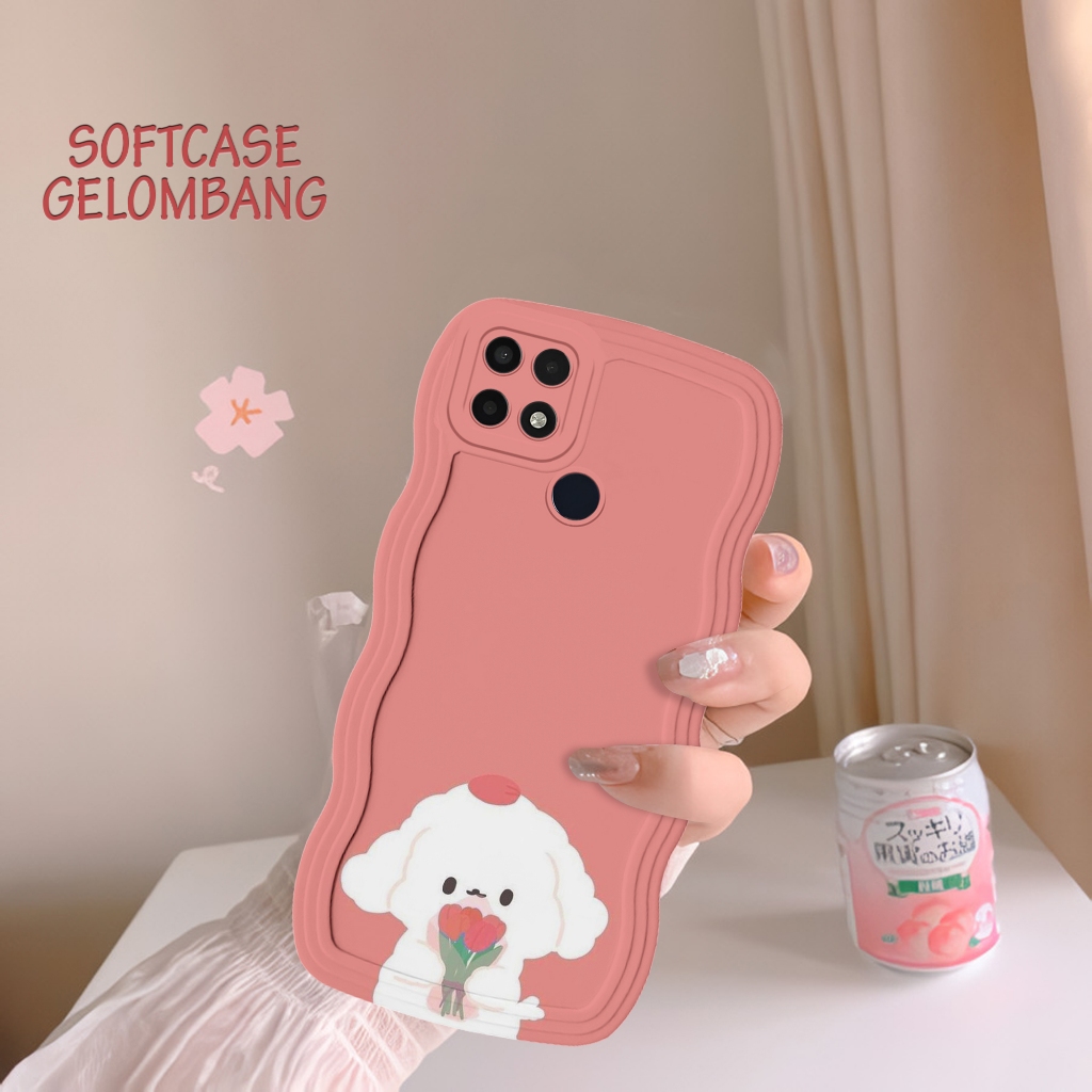 Soft Case Gelombang HP OPPO A15 - OPPO A15s - Casing Gelombang - Espa.id - Fashoin Case - Case Cewek
