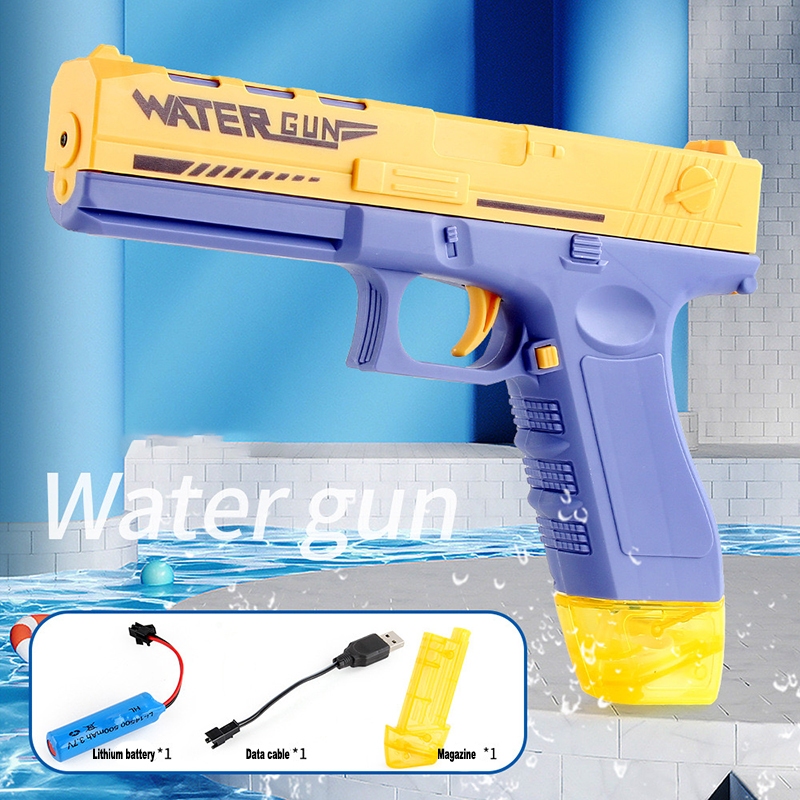 【COD】pistol water gel otomatis/pistol air elektrik glock/pistol air otomatis/air gun pistol/Pistol A