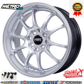 VELG RACING HSR KABUTO RING 16 COCOK BUAT MOBIL AVANZA XENIA BRIO JAZZ FREED COROLLA VIOS