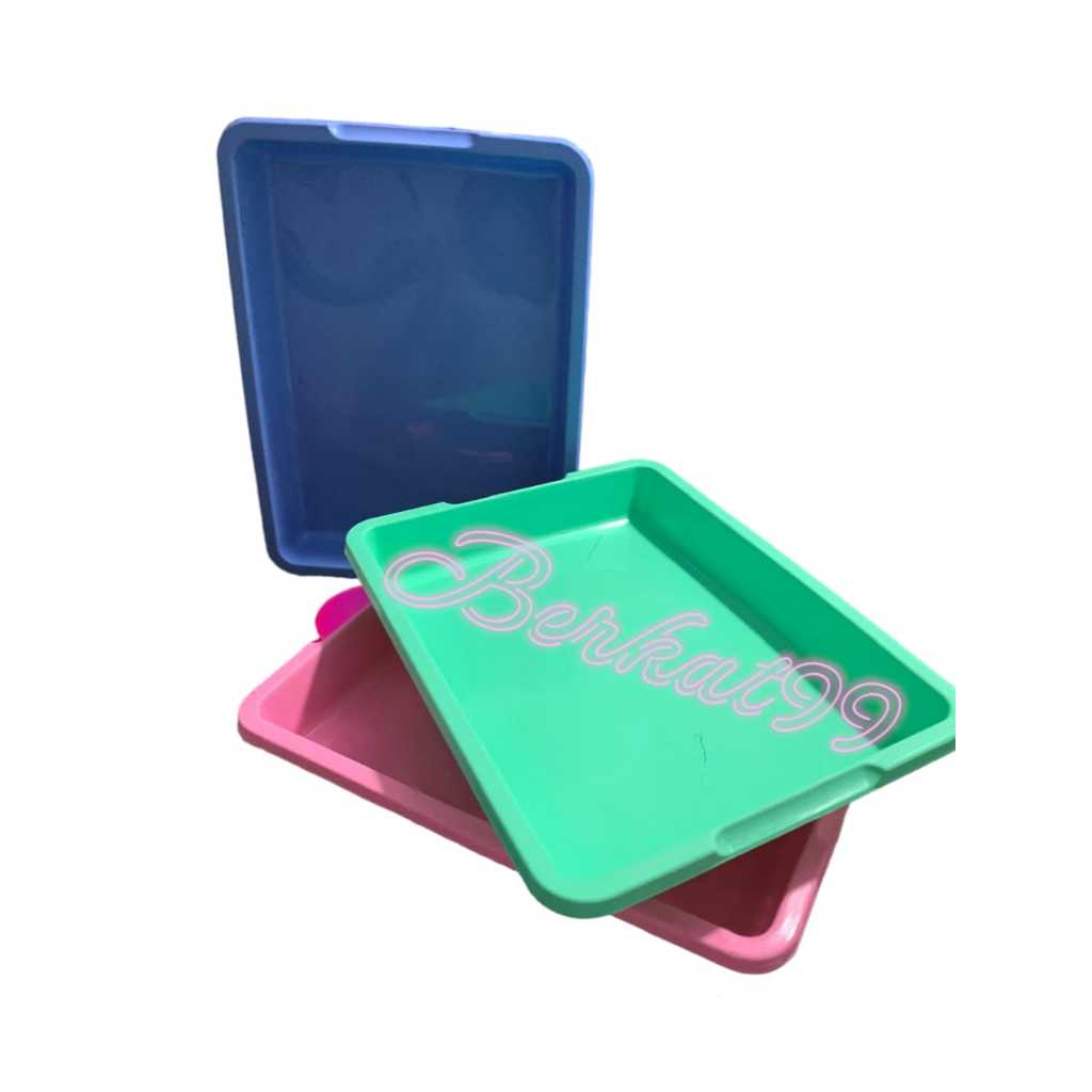 Nampan Plastik Cerah Besar / Nampan Loyang Plastik Serbaguna