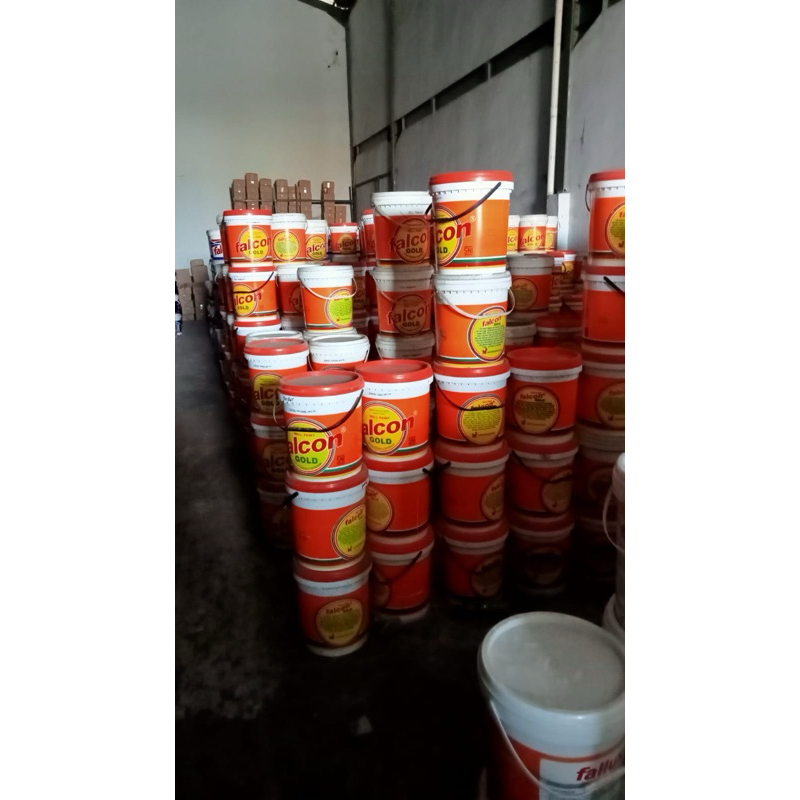 CAT TEMBOK FALCON & CAT PELAFON FALLUX (PUTIH)