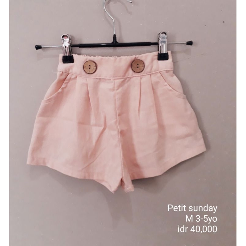 Petite Sunday Pants / Celana Pendek Anak / Petite Sunday Kulot / Celana Anak / Kulot Anak / Petite S