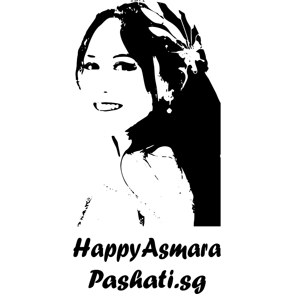 SINDEH GRAPHICA CUTTING STIKER HAPPY ASMARA CANTIK KEREN STIKER KACA MOBIL STIKER LAPTOP STIKER MOTO