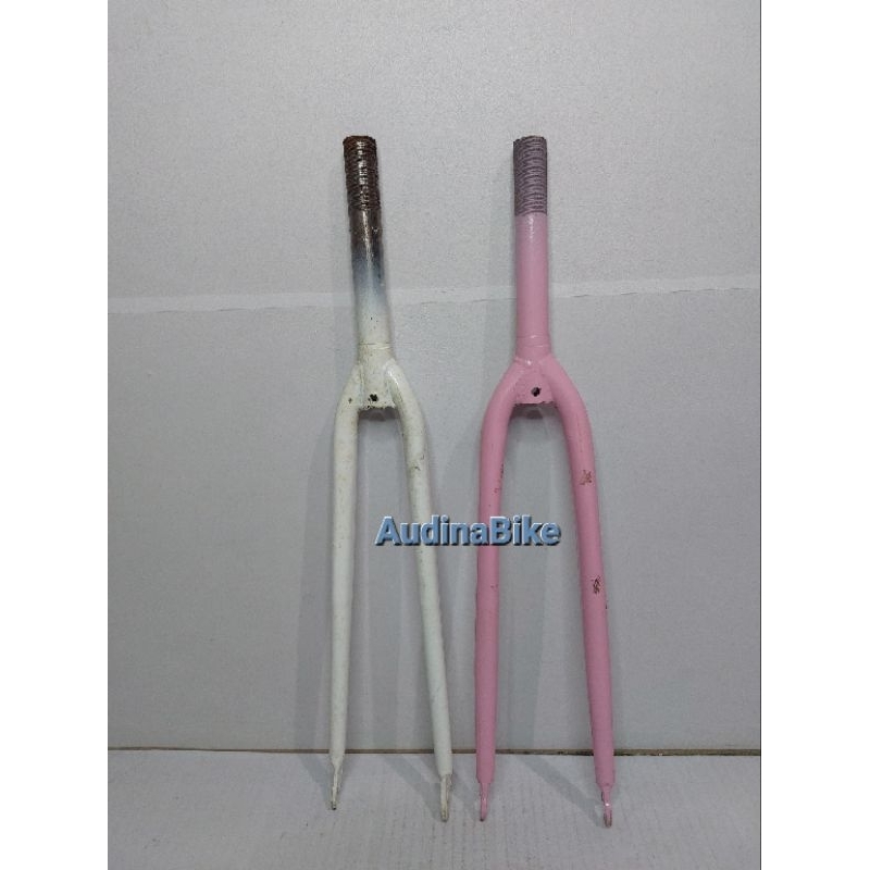 Fork Garpu Fixie Standar 700C Fork Garpu Fixie Rood Bike Sepeda Balap