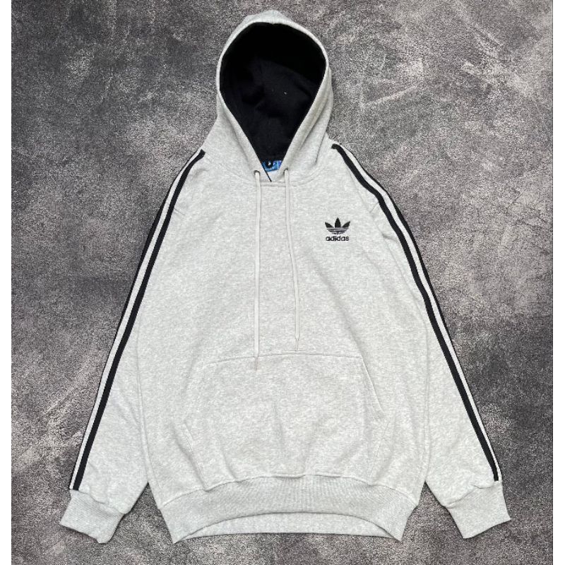Hoodie Casual Unisex Adidas 3f Essentials Jaket