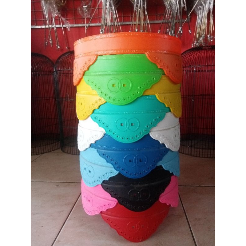 TEBOK SANGKAR KANDANG PLECI MYBEST TANGGUNG DIAMETER 27CM BAHAN PLASTIK