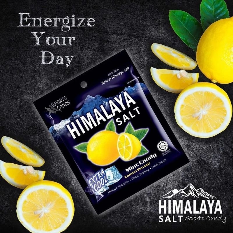 

Big Foot Himalaya Salt Mint Candy Lemon Flavour - Permen Mint Rasa Lemon dengan Garam