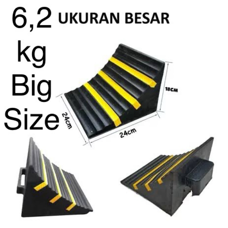 Ganjalan Ban Besar /Ganjalan Truck Ban Karet/ Wheel Chuck Besar
