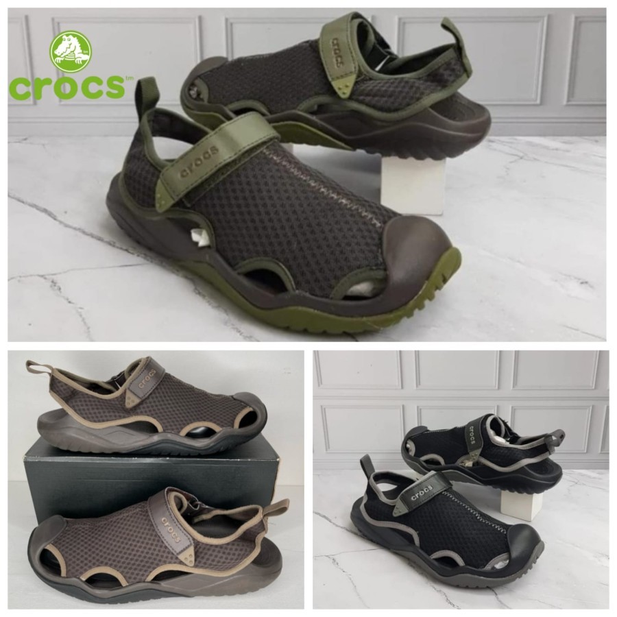 Sandal Sepatu Crocs Swiftwater Mesh Wave Man/Sepatu Crocs/Sandal Crocs