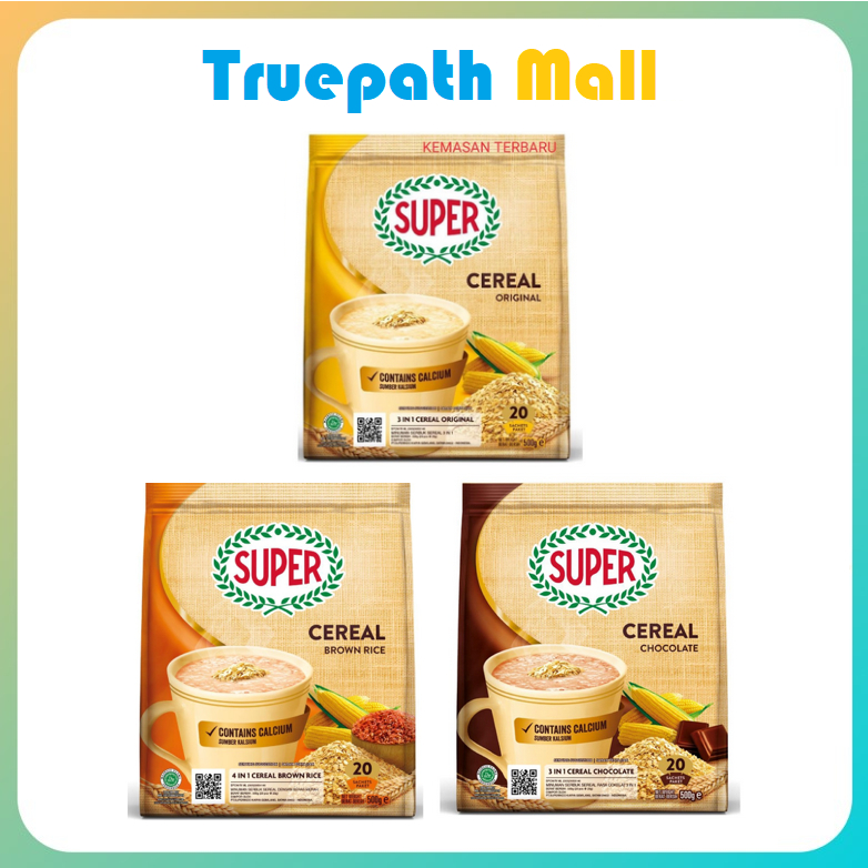 

Super Cereal Original Chocolate Brown Rice 20x25gr 500gr
