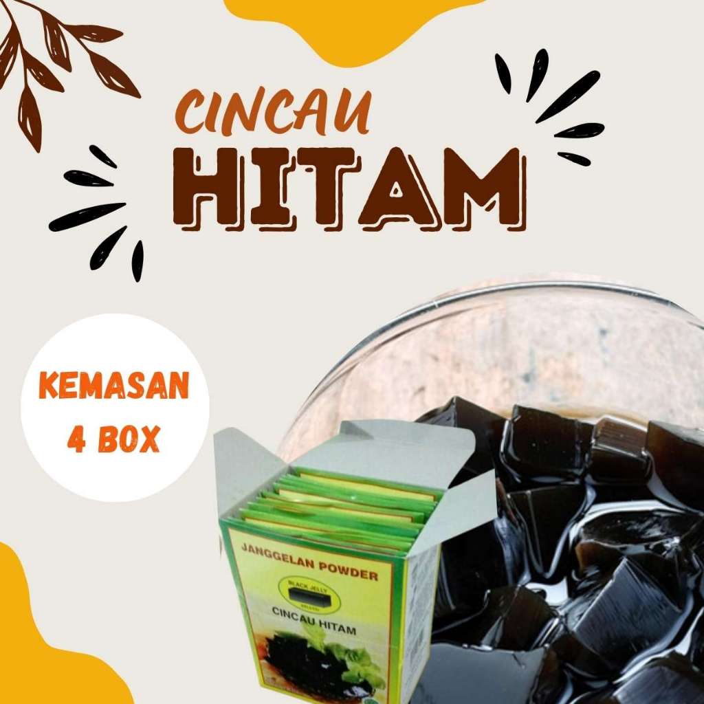 

(Malang) Cincau Hitam Instan Kemasan Alumunium Kemasan 4 Box