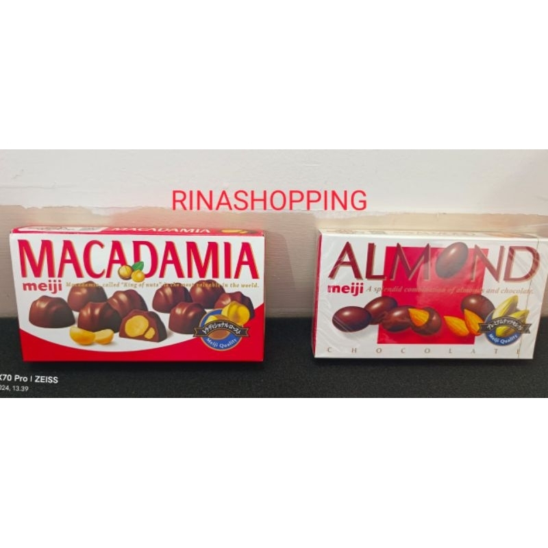 

RB Coklat Meiji Macadamia dan Almond dari Jepang