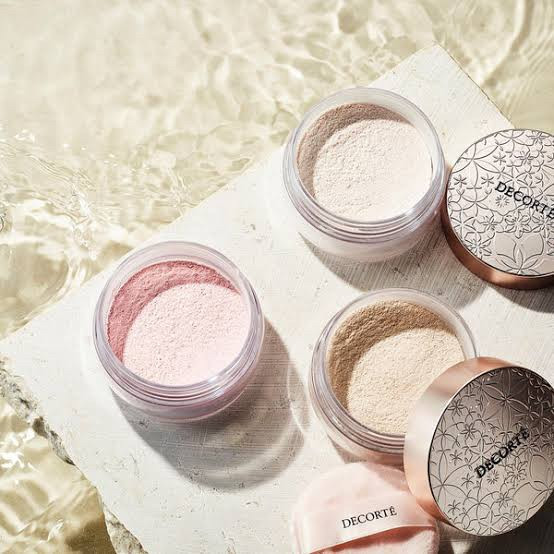 Decorte Face Powder, Loose Transparent Setting Tone Up Powder Loose