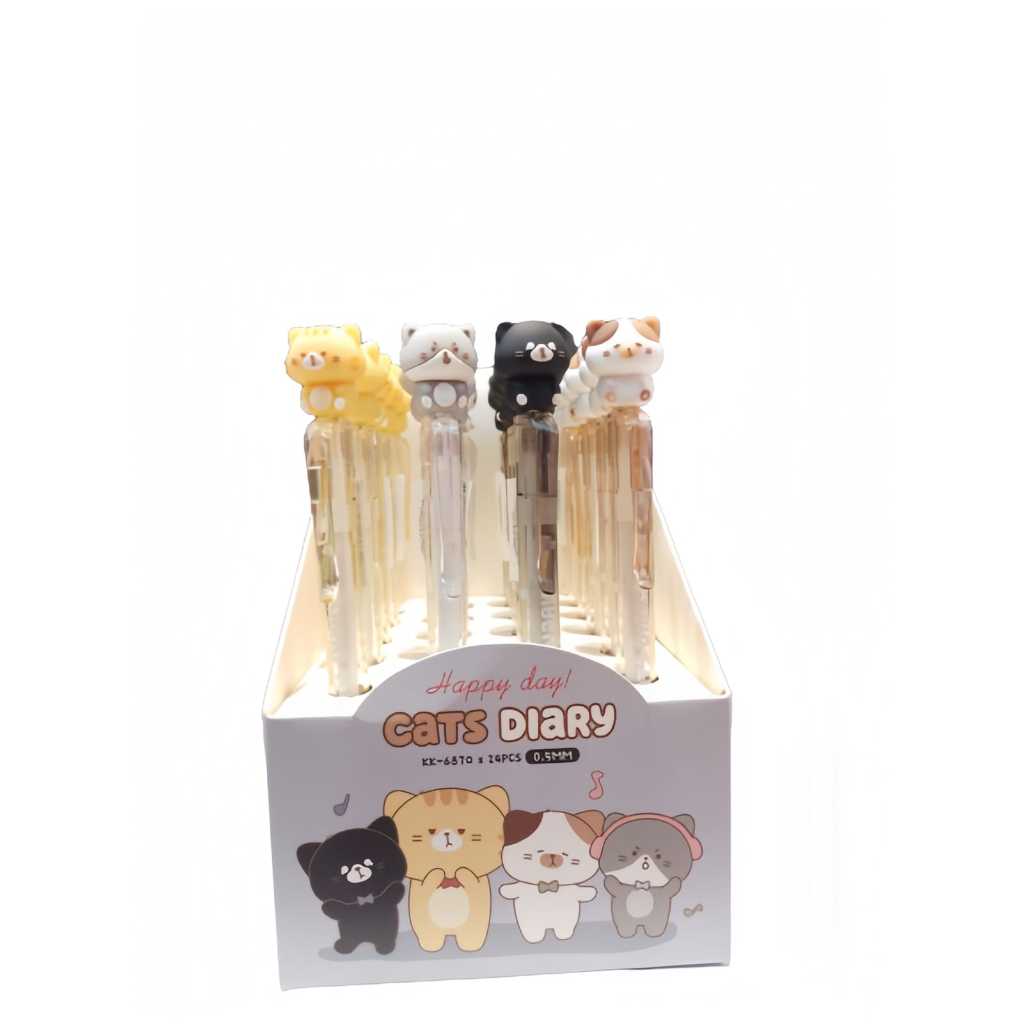 

KAKO CATS DIARY ERASEABLE PEN KK-6870 - GRAMEDIA BSD CITY