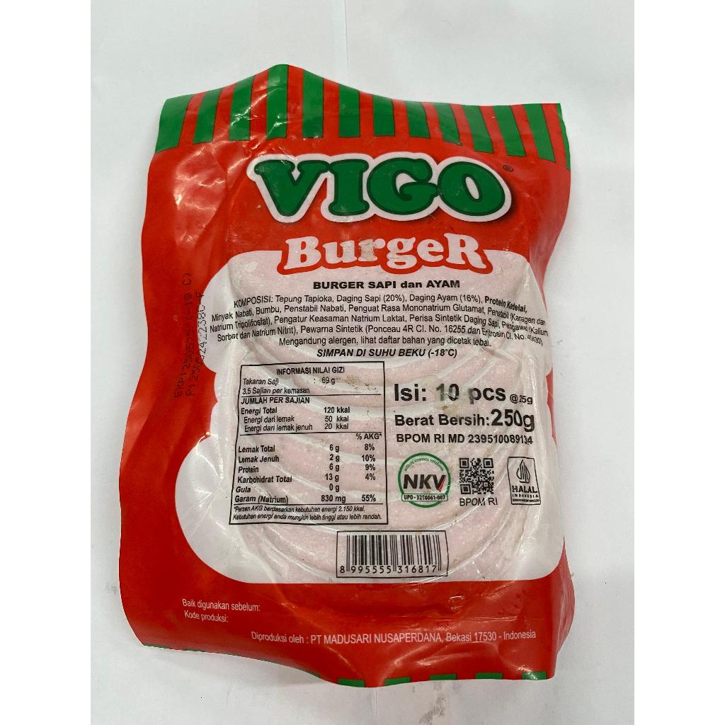 

VIGO BURGER ISI 10 PCS