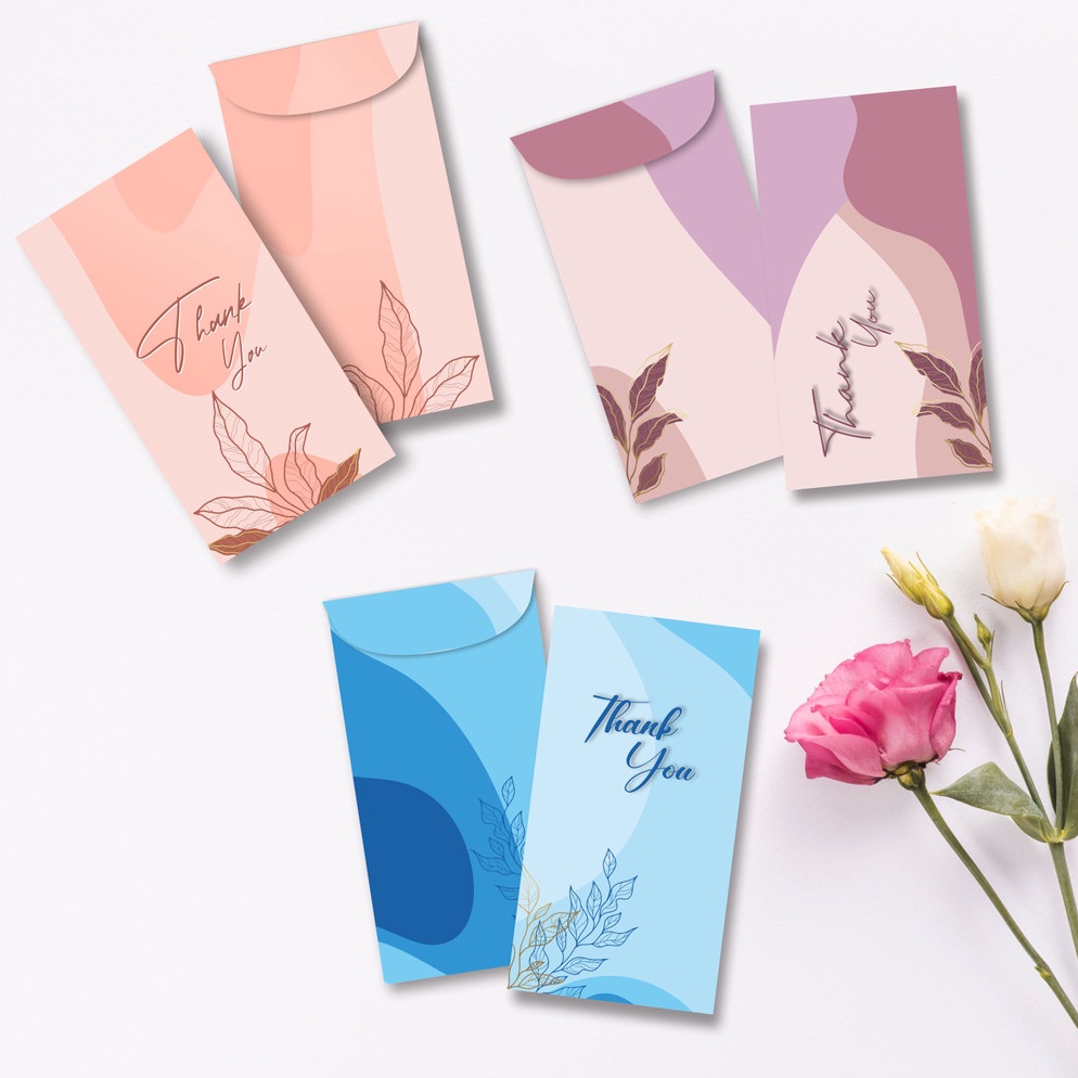 

6 pcs Amplop Angpao Thank You Amplop Ucapan Amplop Custom Angpao Terima Kasih y O3G6