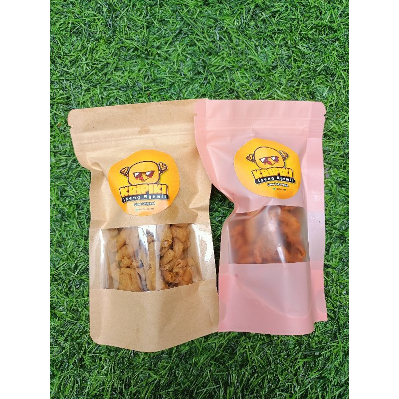 

Kripiki Keripik usus original & pedas manis