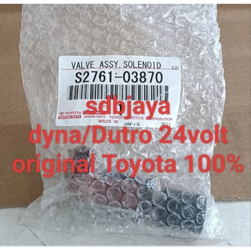 valve solenoid selenoid switch engine stop pembunuh mati mesin hino dutro dyna saurus 115 110 125ht 