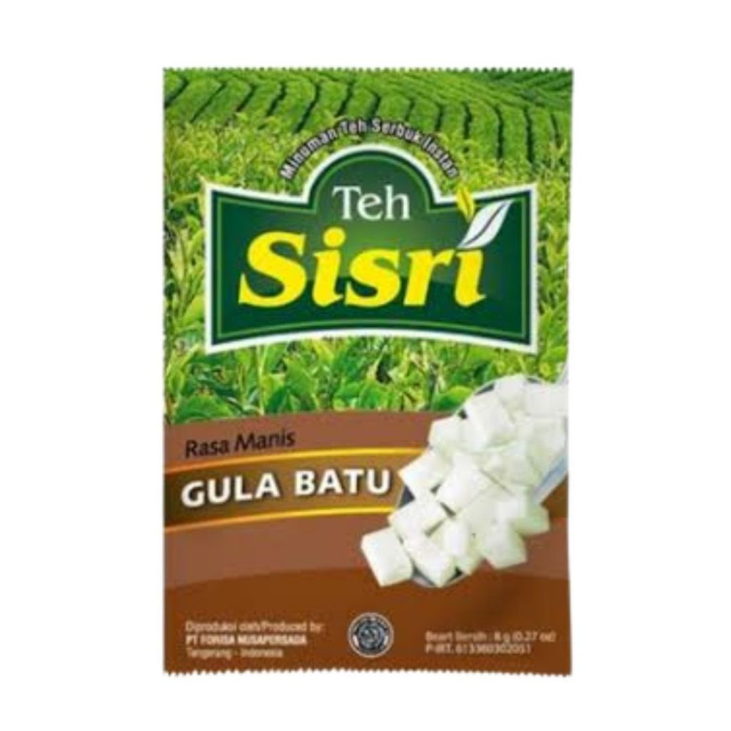 

TEH SISRI GULA BATU RENCENG 10 SACHET