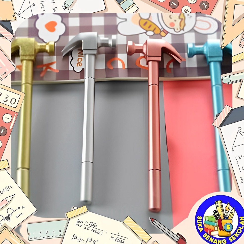 

SELUSIN Pulpen Pena Bentuk Palu S238 n O6V5