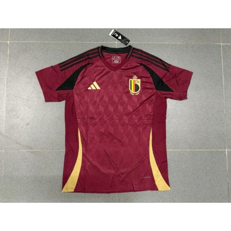 KODE V46L JERSEY BOLA BELGIA HOME EURO 224 GRADE ORI IMPORT
