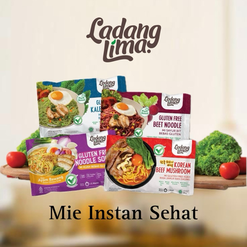 

Ladang Lima Aneka Mie Gluten Free Veggie Noodle | Mie Instan