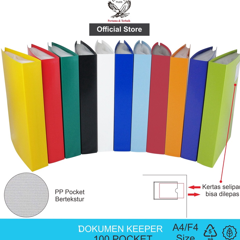 

Dokumen Keeper Clear Holder Document Keeper Display Book EAGLE A4 F4 1 Pocket w K8H6
